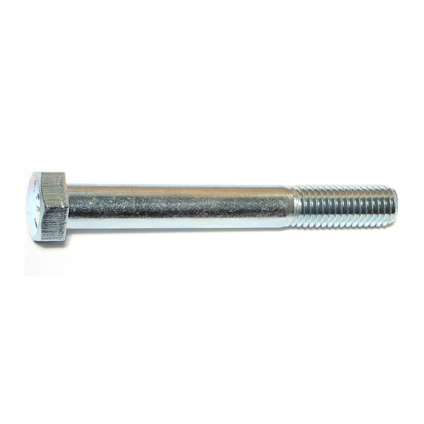 Midwest Fastener Grade 5, 1/2"-13 Hex Head Cap Screw, Zinc Plated Steel, 4 in L, 25 PK 00345 - main